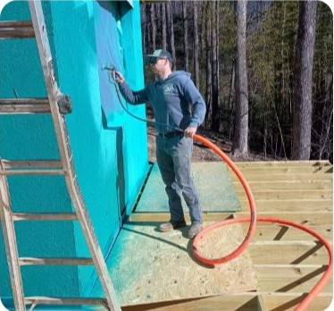 Basement waterproofing service card on hvrubrwall.com